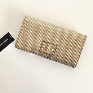 Juicy Couture Gold Metallic Continental Wallet